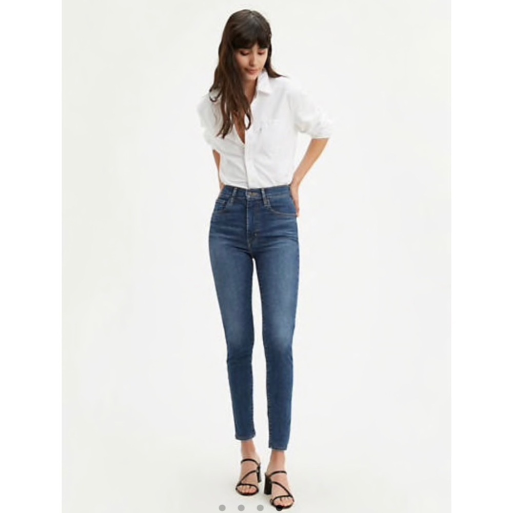 LEVIS HIGH RISE SUPER SKINNY JEANS